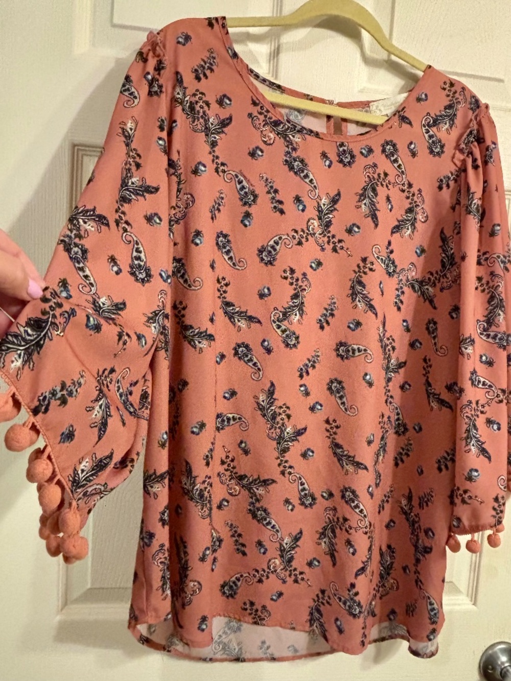 Suzanne Betro Tunic Paisley Top 1X